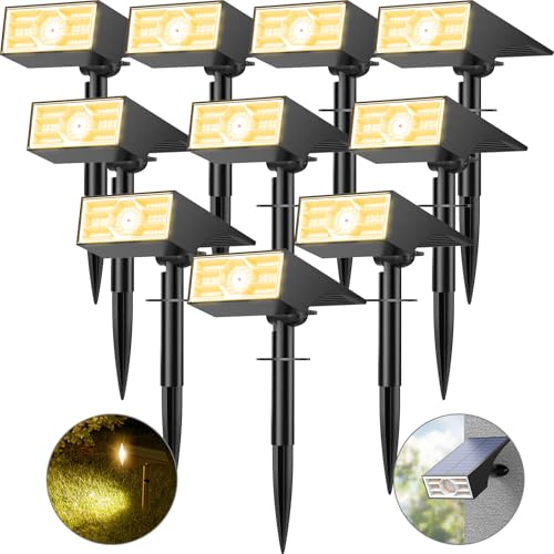 Solar Spot Lights Outdoor (10 Count)