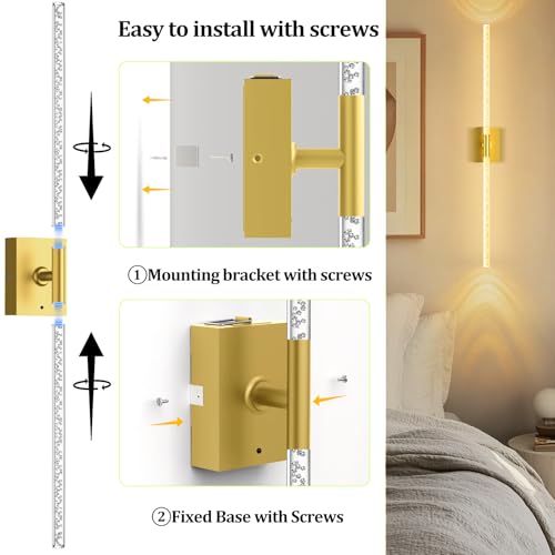 Battery Operated Wall Sconces Set of 2 (2 Count)