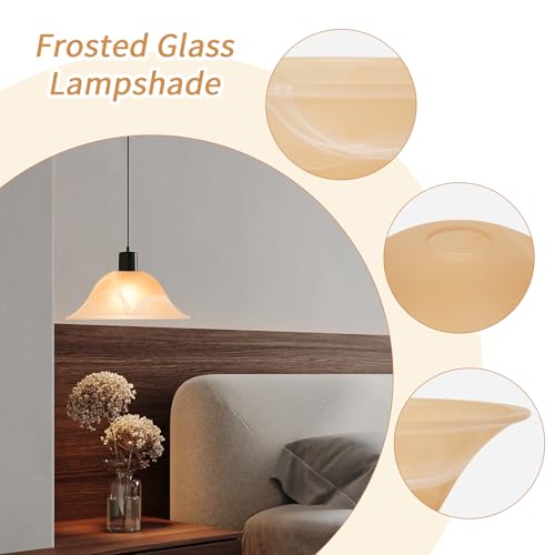 Glass Lamp Shade Replacement for Torchiere Floor Lamps
