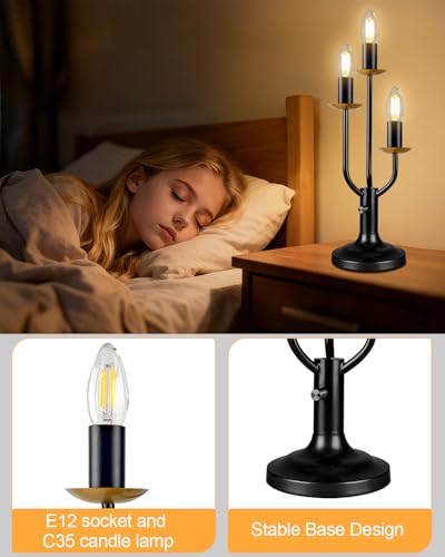 Vintage Candle Table Lamp 3