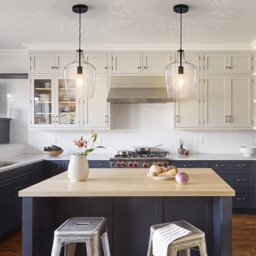 9.3" Blown Glass Pendant Lighting for Kitchen Island