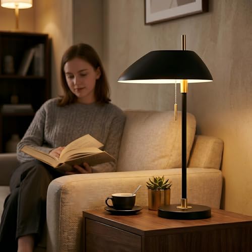 Modern Vintage Black Table Lamp