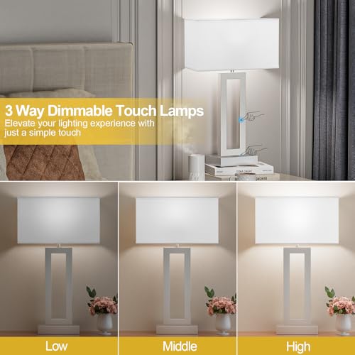 22" Tall Bedroom Lamps for Living Room