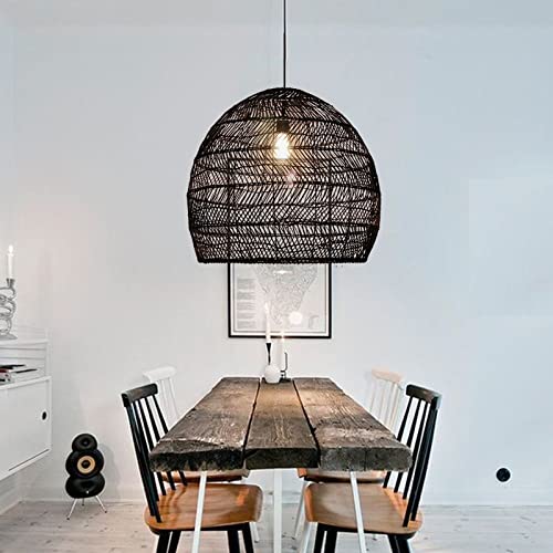 17.6" Black Kitchen Island Pendant Light