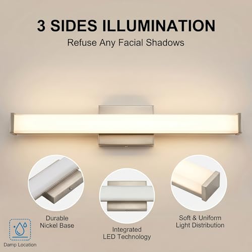 24" Modern LED Bathroom Light Fixtures (24 Count)