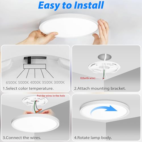 7 inch LED Ceiling Light (12 Count)