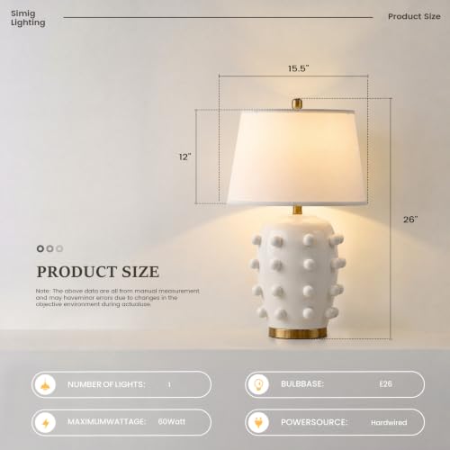 Modern Ceramic Linden Table Lamp