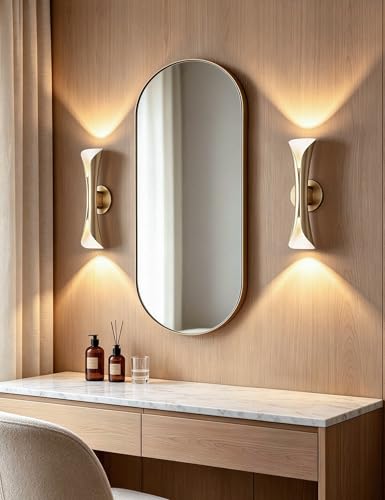 Gold Wall Sconces Mid Century Modern Movie Theater Lights for Wall