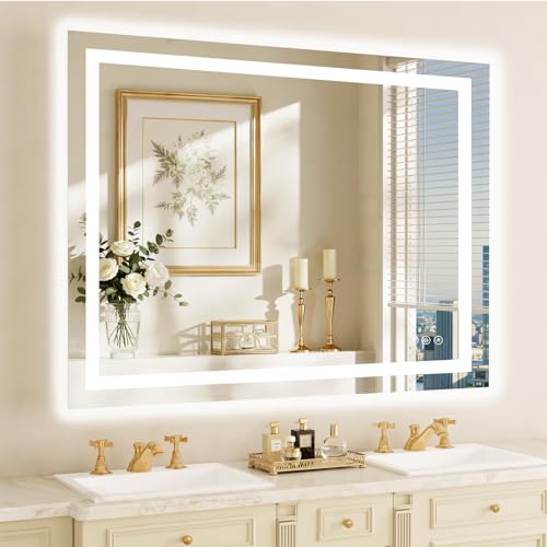 36"x48" LED Bathroom Mirror with Lights