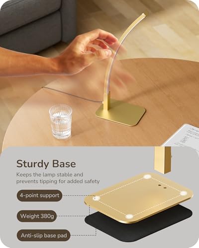 Curved LED Table Lamps for Living Room