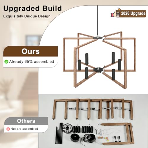 6 Light Rustic Chandelier
