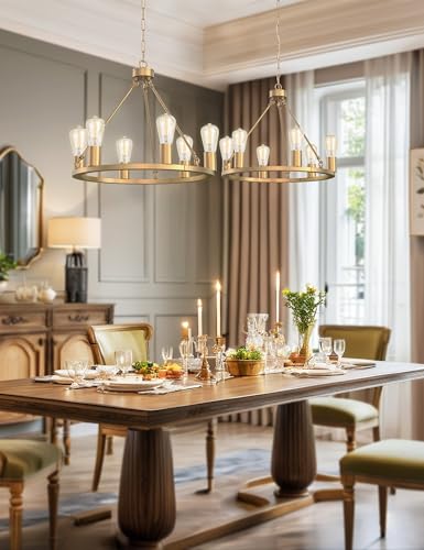 Wagon Wheel Chandelier (6 Count)