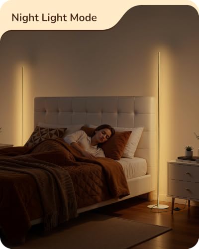 2 Pack 57.5” Corner Lamp with Remote (2 Count)