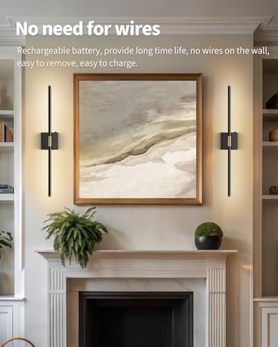 Battery Operated Wall Sconces Set of 2 (20 Count)