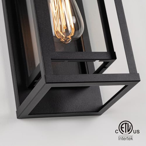 14" Dusk to Dawn Outdoor Wall Sconce (2 Count)