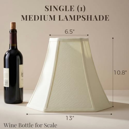 Cream Octagonal Bell Lamp Shades