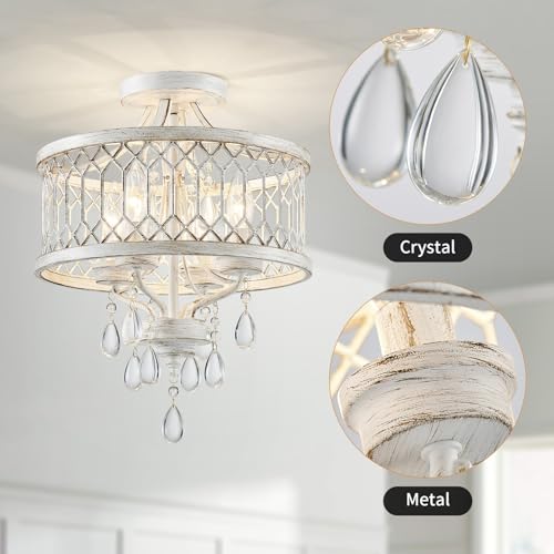 Crystal Ceiling Light Fixture