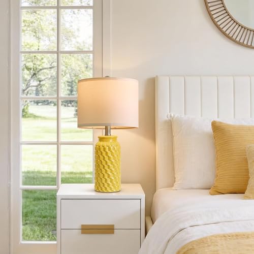 20.5" Ceramic Table Lamps Set of 2 (2 Count)