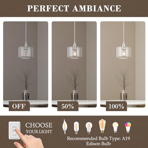 Brushed Nickel Pendant Lights Kitchen Island