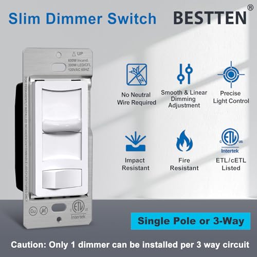 24 Bulk Slim Dimmer Switch (24 Count)