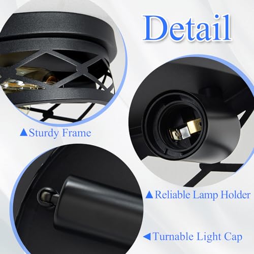 Flush Mount Ceiling Light Fixture (2 Count)