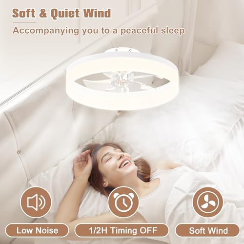 Low Profile Ceiling Fans with Lights and Remote