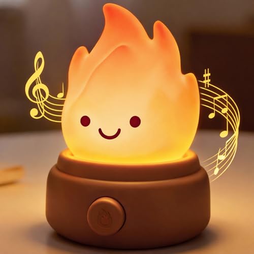 Campfire Night Light with 6 White Noise