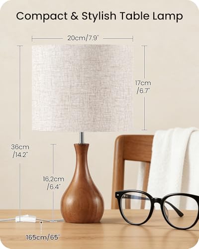 Wood Table Lamps Set of 2 (2 Count)