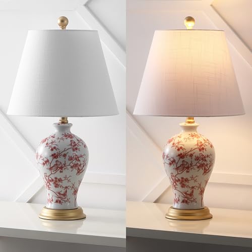 Grace 24" French Country Floral Urn Ceramic Lamp
