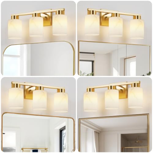 3 Light Bathroom Light Fixtures (3 Count)