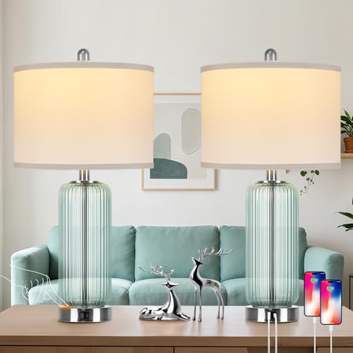 Modern 27" Touch Table Lamp (2 Count)