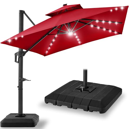 10x10ft Cantilever Patio Umbrella w