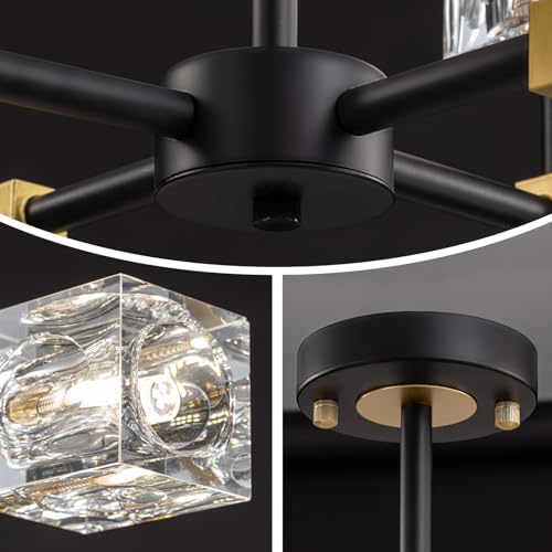 Black Sputnik Chandelier