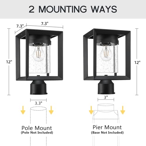 Solar Lamp Post Light Outdoor