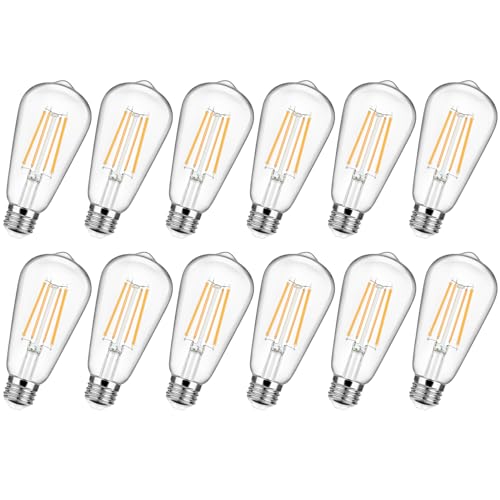 12 Pack Vintage LED Edsion Bulbs 100W Equivalent (12 Count)