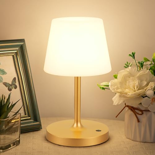 Gold Cordless Shower Lamp Waterproof