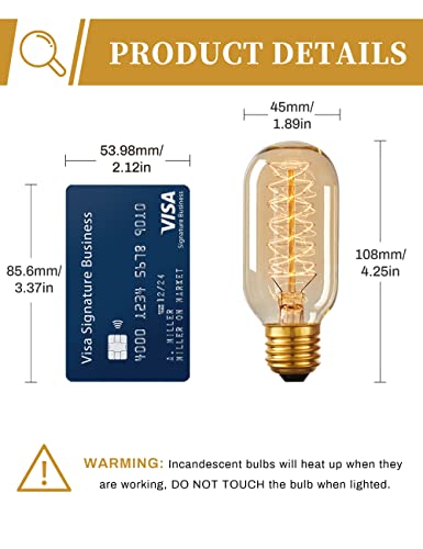Edison Bulbs Light Bulbs (4 Count)