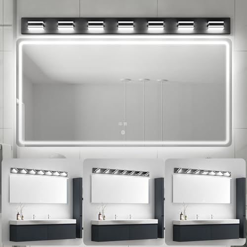55inch Black Vanity Light for Bathroom 7 (7 Count)