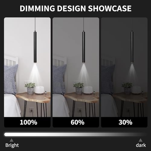 Modern Pendant Lights 4000K LED Dimmable Pendant Light Fixtures Pendant Lighting for Kitchen Island