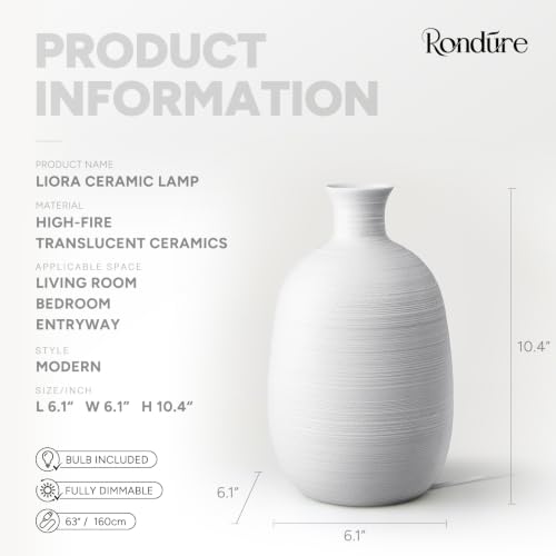 Modern Ceramic Decorative Table Lamp Living Room Bedroom Bedside