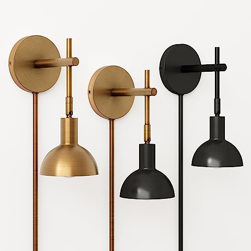 Tamlin Vintage Brass Wall Light Fixture