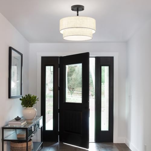 3 Light Semi Flush Mount Ceiling Light