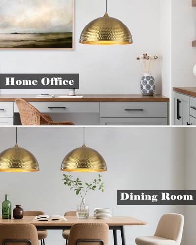 Gold Pendant Light 16 inch