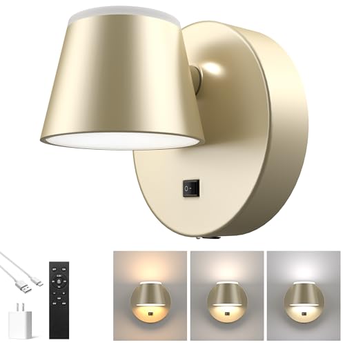 Battery Operated Wall Sconce with Remote