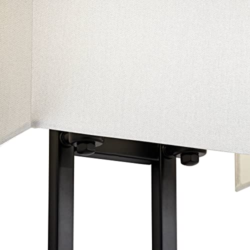 Modena 15 1 2" High Black Wall Sconce Set of 2 Modern Light Fixture (2 Count)