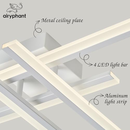 White Modern Led Chandelier 4