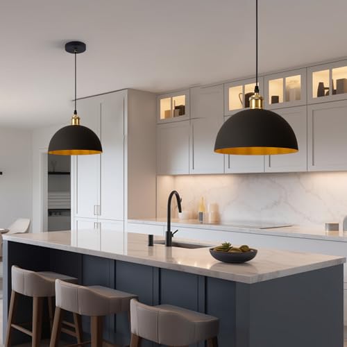 Modern Industrial Black Chandelier 9.8 inches