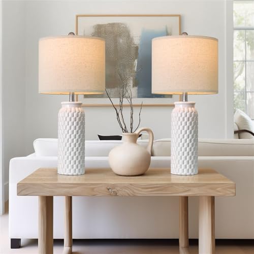 27" Ceramic Table Lamps Set of 2 (2 Count)