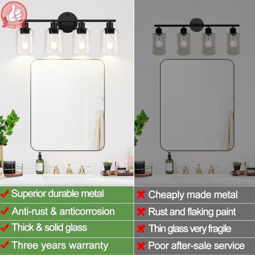 4 Light Bathroom Light Fixtures