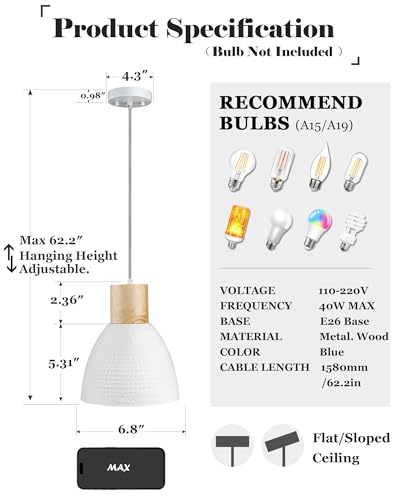 Hammered Pendant Lights for Kitchen Island